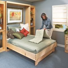 Woodsmith Murphy Bed Standard Plan & Premium Shop Drawings 