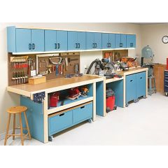 Woodsmith All-New One-Wall Workshop Standard Plan & Premium Shop Drawings