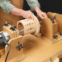 Woodsmith Shop-Made Threading Jig & Canisters Standard Plan & Premium Shop Drawings 