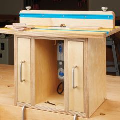 Woodsmith Rotary Tool Router Table Standard Plan & Premium Shop Drawings 