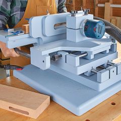 Woodsmith Horizontal Mortising Machine Standard Plan & Premium Shop Drawings
