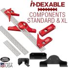 All components of the in-DEXABLE Combination Square System

