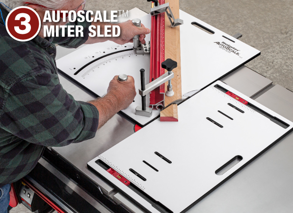 auto scale miter sled